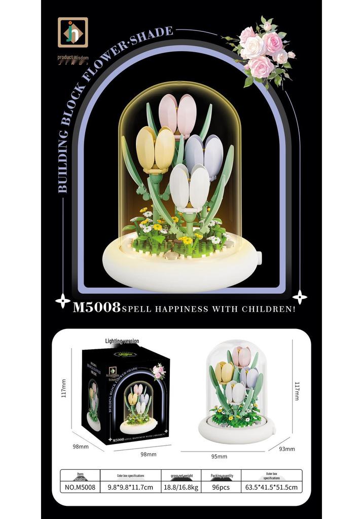 Compatible with Sakura Tree House & Peach Blossom House Micro-Particle Building Block Educational Toy