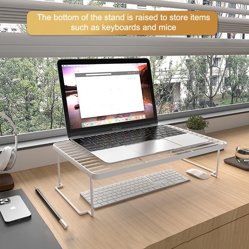 Foldable Laptop Stand Desktop Pc Computer Monitor Riser Reducing Neck Strain Storage Cooling Notebook Stand For Macbook Air Pro