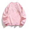 Mens Heavyweight Cotton Blend Sweatshirt Round Neck Long Sleeve Printed Loose Fit Casual Plus Size M-8XL