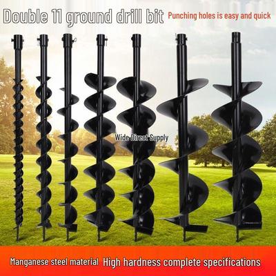 Electric Earth Auger and Drill: Gasoline-Powered Ground Hole Digger for Greenhouse Stakes and Poles