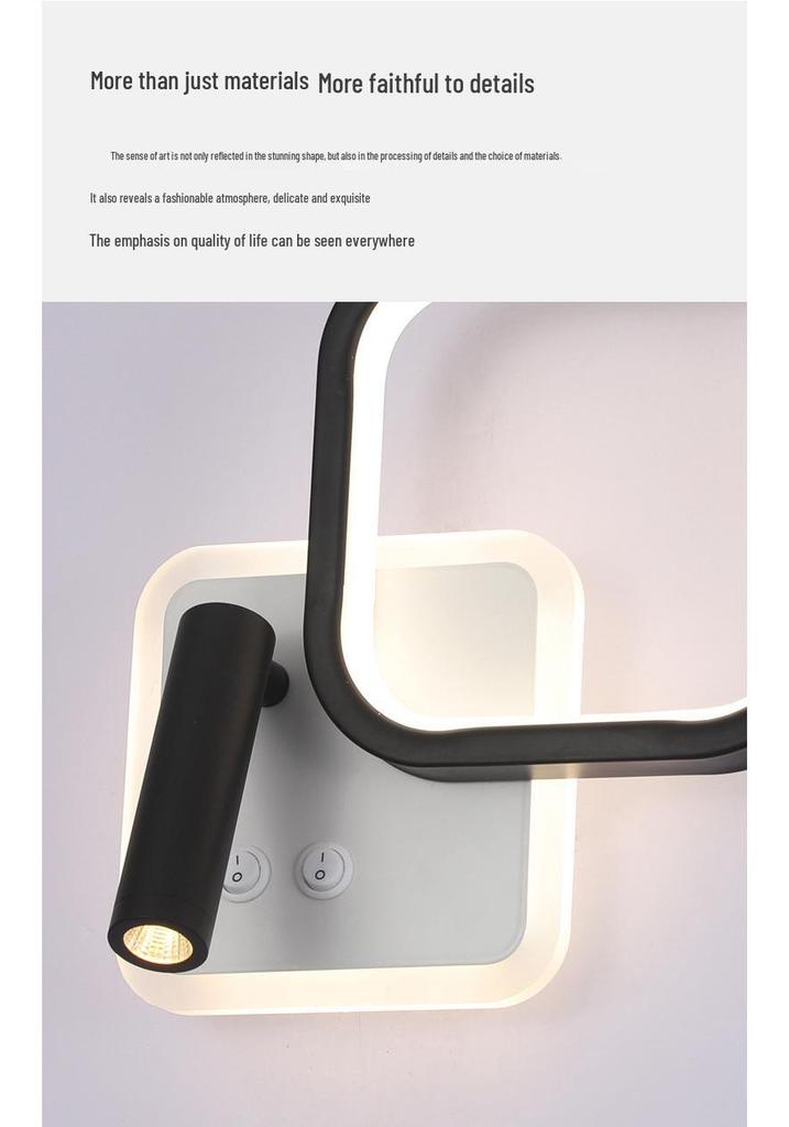 Rotatable Dimmable Wall Lamps for Living Room, Bedroom, Hallway, and Foyer