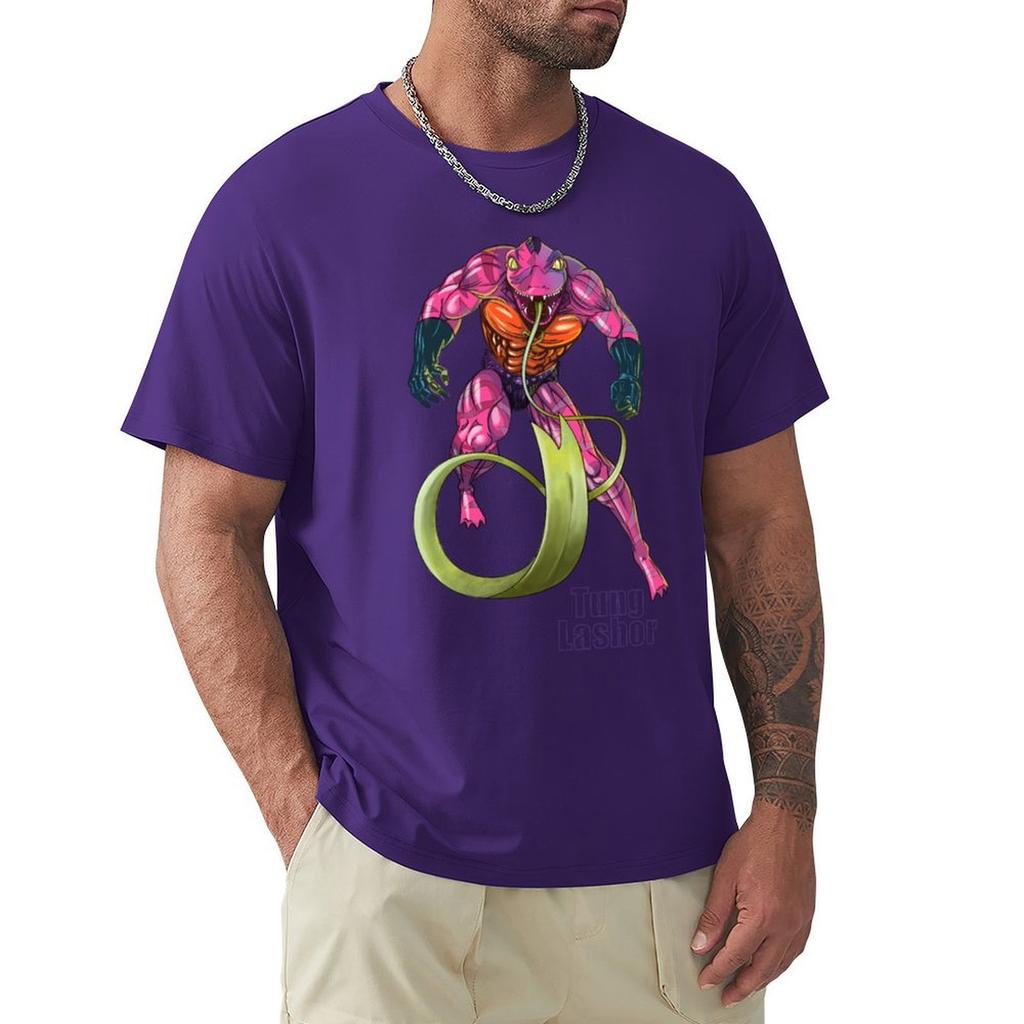 Tung Lashor T-Shirt Kawaii Clothes Shirts Graphic Tees Street Wear Oversized Graphic Tee Plain White T Shirts Men