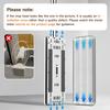 Microfiber Flat Floor Mop with Bucket Set. Square Bucket Body, Stainless Steel Handle,  Household Cleaning System
