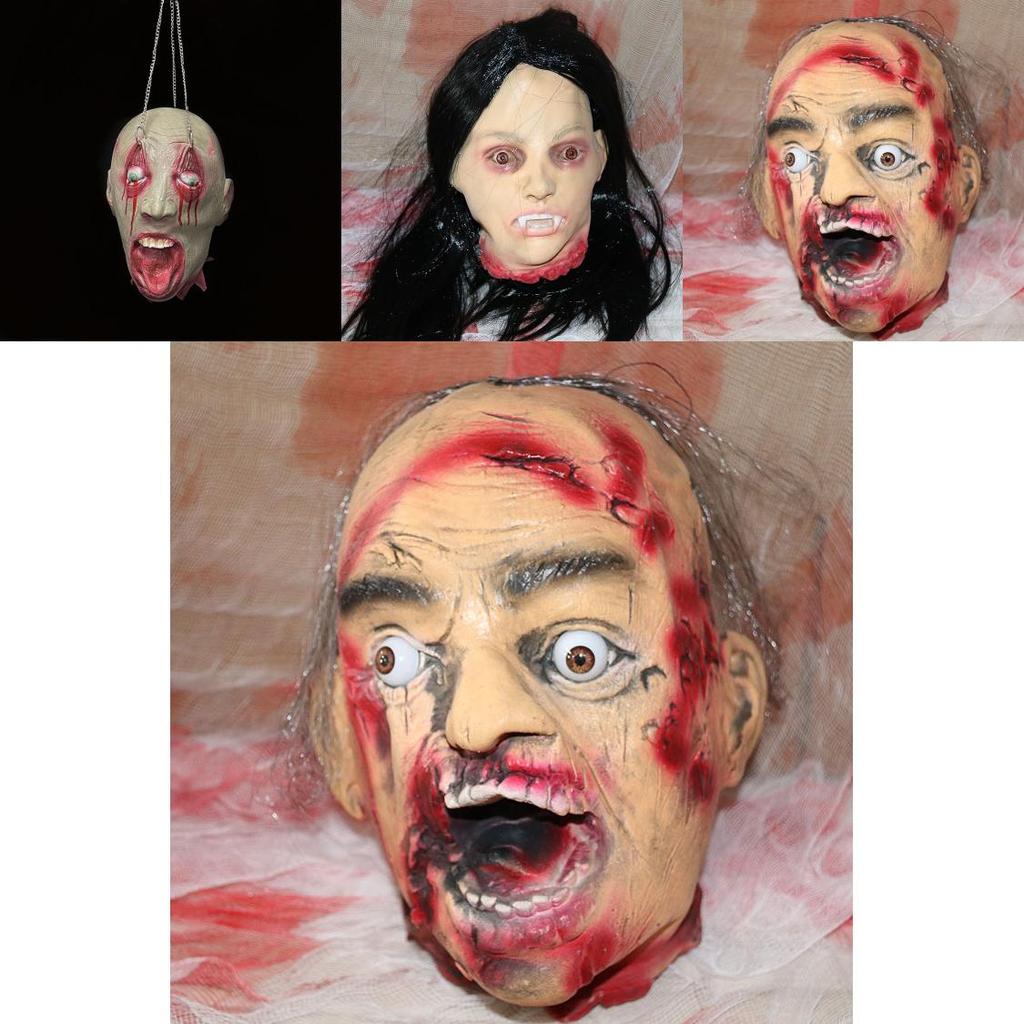 Halloween Simulation Horror Zombie Schädelkopf Requisiten Für Gruselige Szenendekoration
