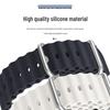 Weiqiantu Ocean Sport Silikonarmband für Apple Watch