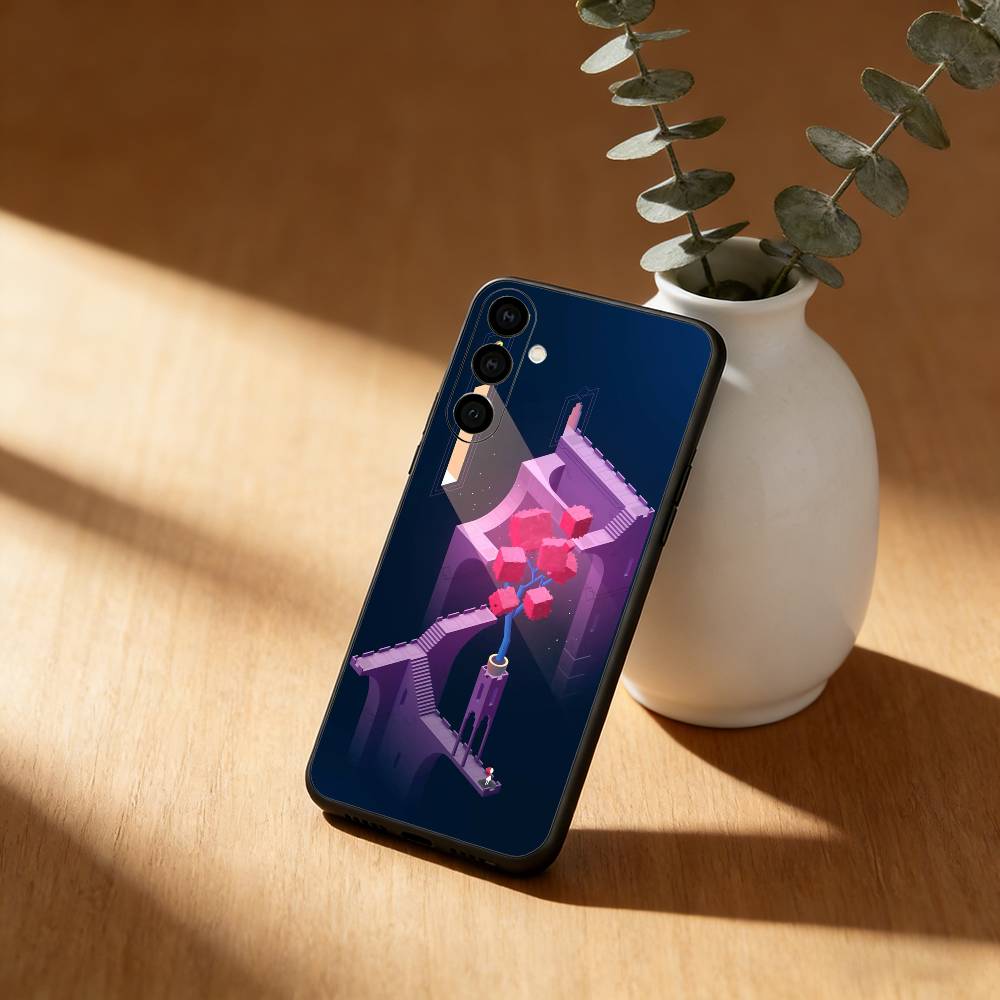 

Monument Valley Phone Case For Samsung Galaxy A20,21s,22,31,32,52,53,72,73,80,91 Soft Black Shell Samsung a50 30s 50s