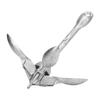 Universal Boat Anchor Carbon Steel Folding Grapnel 1.5kg 3.31lb with 20m Rope for Marine