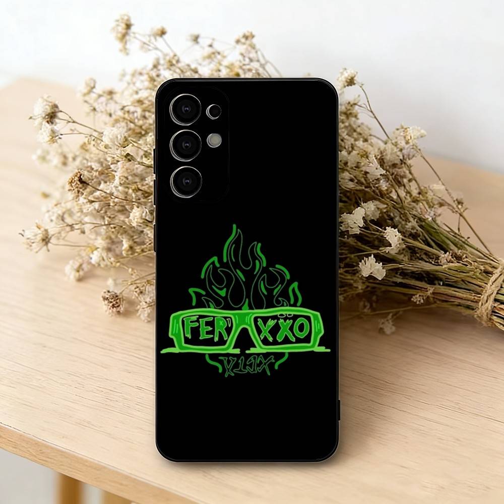 

singer Feid Ferxxo SlXDO Phone Case For Samsung S25,S24,S21,S22,S23,S30,Ultra,S20,Plus,Fe,Lite,Note,10,Black Cover Samsung S24fe