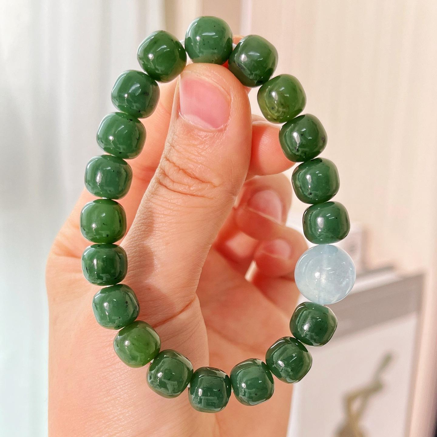 High Quality Natural Jasper Aquamarine Bracelet Bracelet