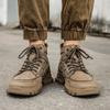 Fashion Luxury Brand Lace-Up Men Sneakers Outdoor Male Comfortable Hiking Shoe 2024 Hot Sale Men's Classic Casual Leather Ankle Boots