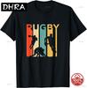 Vintage Rugby Player Sports Retro Unisex Boys Soccer Tee Cute Print Cartoon Loose Tee Unisex Unisex Fashion Tee Creativity Shortsleev
