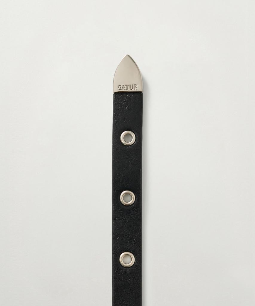 Seteo Eyelet Buckle Belt Black