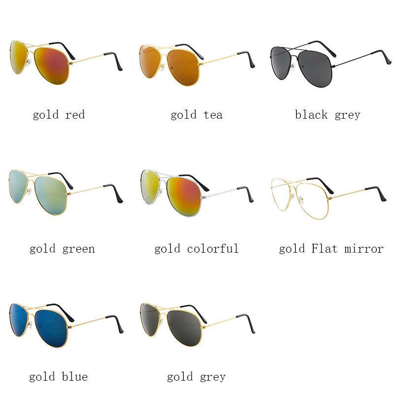 Lunettes de soleil tendance à verres colorés et monture large pour hommes et femmes