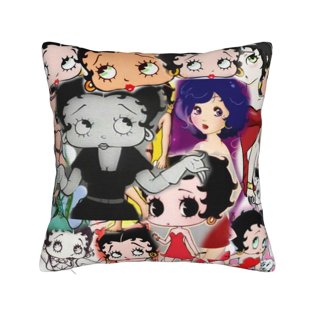 B-boopes b-bettyes Povlak na polštář Produktový potisk na povlak na polštář Povlaky na polštáře Domácí dekorace Čtvercový Více velikostí