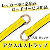 Axle Strap, D-Ring Strap, Belt Sling, Extra Thick, Professional Grade, Securing Belt, 1.6 Ton, Road Service, Towing Supplies