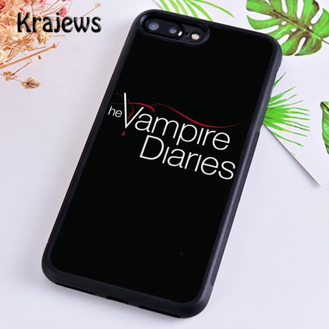 Krajews The Vampire Diaries Phone Case Cover For iPhone 17 Air 16 15 14 Plus 12 13 Pro Max Coque Shell Fundas