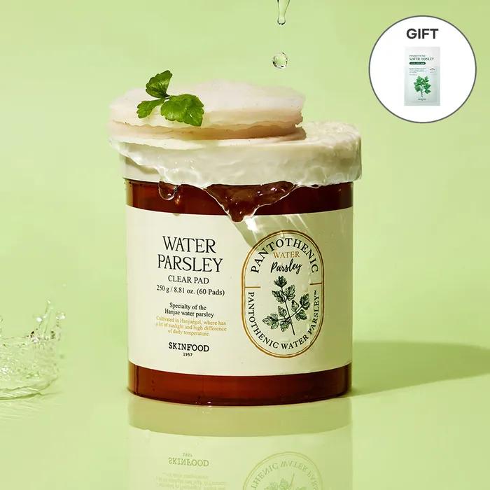 [Free Sheet Mask] Pantothenic Water Parsley Clear Pads 60 Sheets