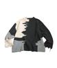 Antiqua Distressed Knit One Size Gray Mix Women's Top, ZA-00228, 15,
