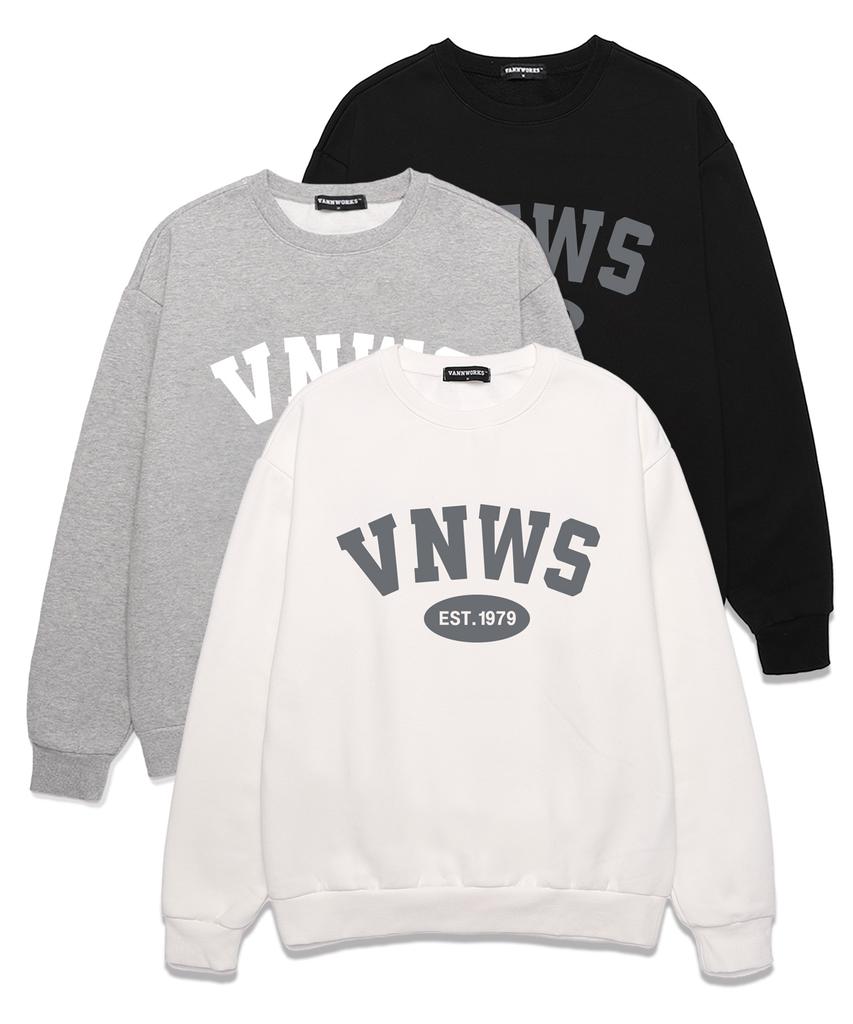 VANNWORKS Vnws Arch Logo Sweatshirt (Vs0016) White (B Type)