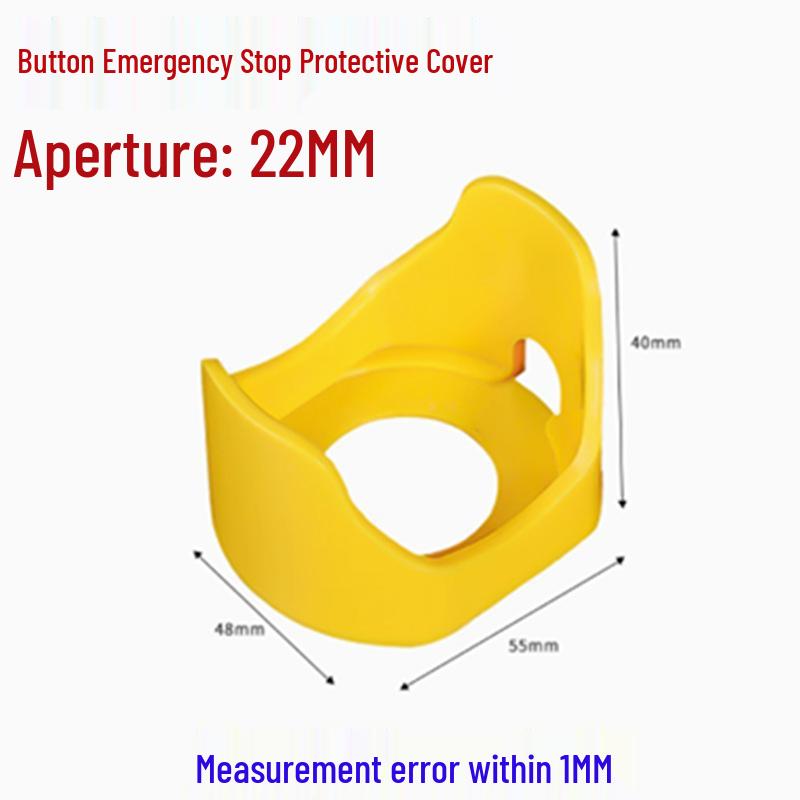 Strong Waterproof Magnetic Button Box: 1234-Position, Emergency Stop & Start Single Hole Control Switch.
