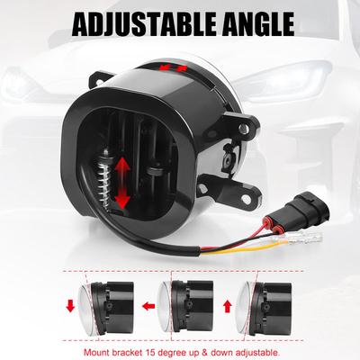 3.5 Inch LED Fog Lights Daytime Running Light Angel Eye Fog Lamp For Toyota 4Runner Avalon Camry Corolla Highlander For Lexus