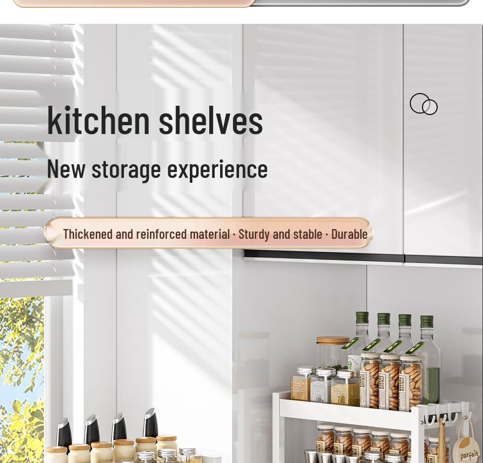 Kitchen Countertop Spice and Sauce Storage Rack