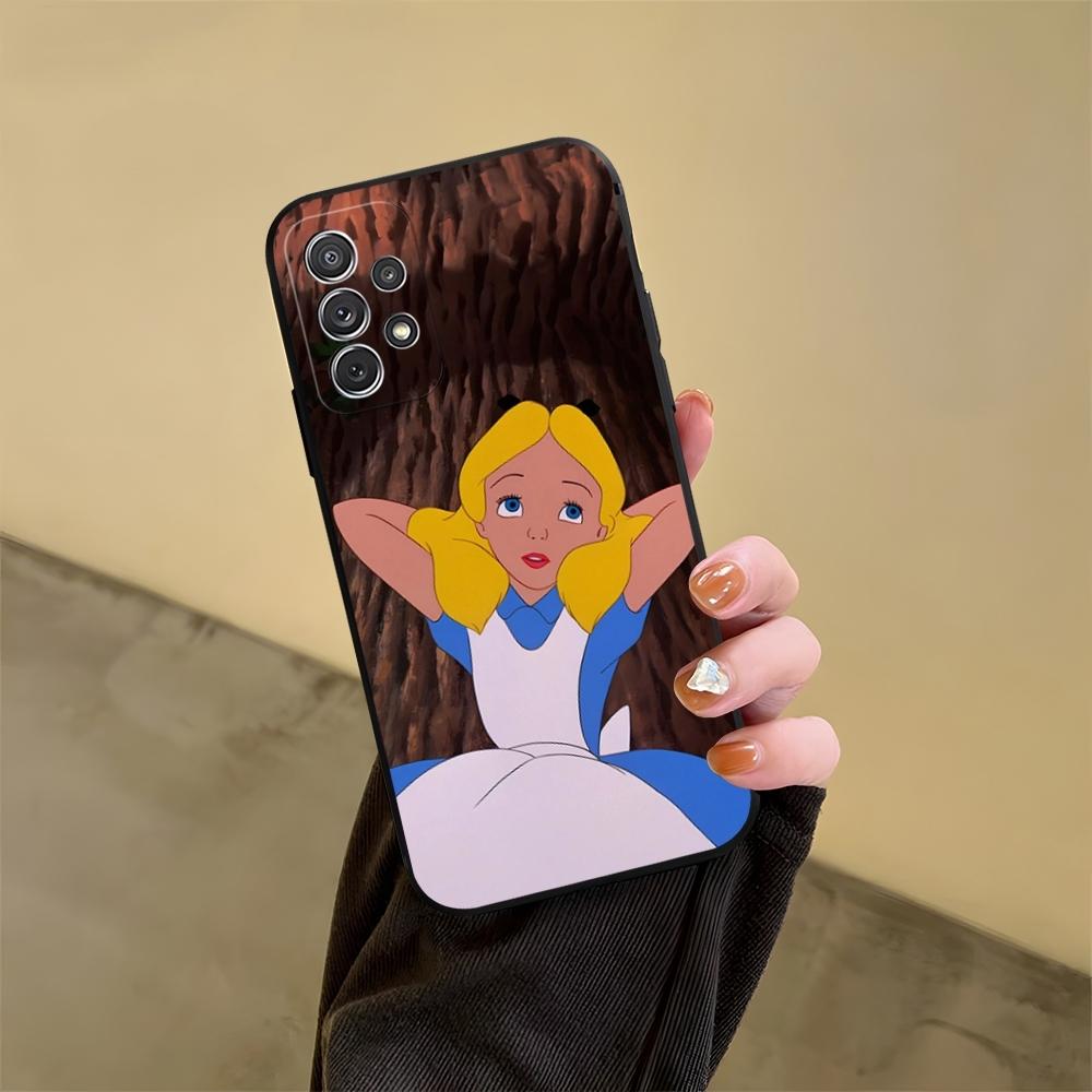 Alice in Wonderland Phone Case for Samsung Galaxy S23 S24 S20 S21 S22 Ultra Fe Plus M54 A34 A54 A24 A52 A53 Coque