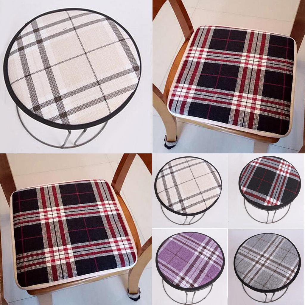 Pads with Ties, Washable Comfortable Polyester Seat Cushions for Living Room, Office, Car