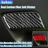 Real Carbon Fiber Car Accessories Glove Storage Handle Cover Soft Sticker For Mercedes CLA C117 2014-2018 GLA X156 2015-