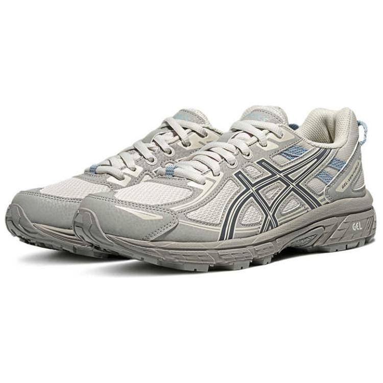 Asics Gel-Venture 6 Comfortable Soft Low-Top Trail Running Shoes Women sneaker Gray White 1012B359-022