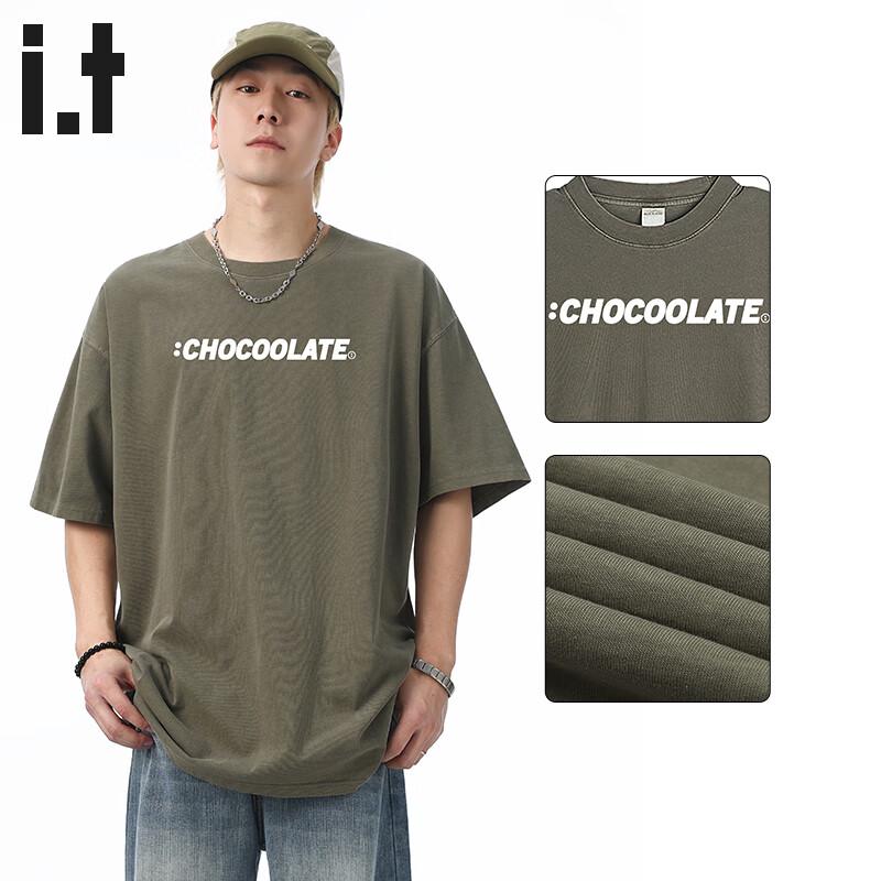 CHOCOOLATEit Men s Washed Graphic T-Shirt L
