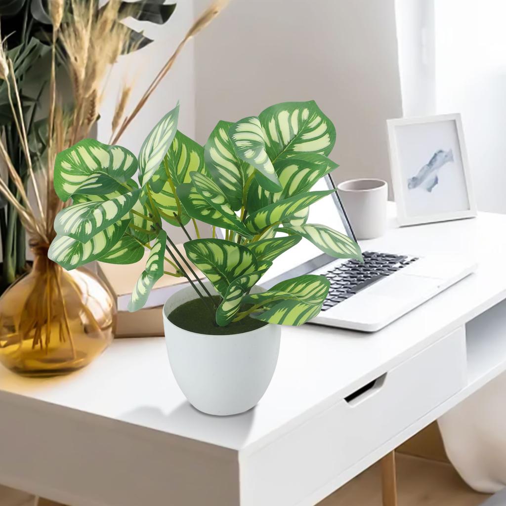 1 buc artificiale Bonsai floare frunziș plantă ghiveci acasă living room grădină birou restaurant desktop bonsai acasă decorare