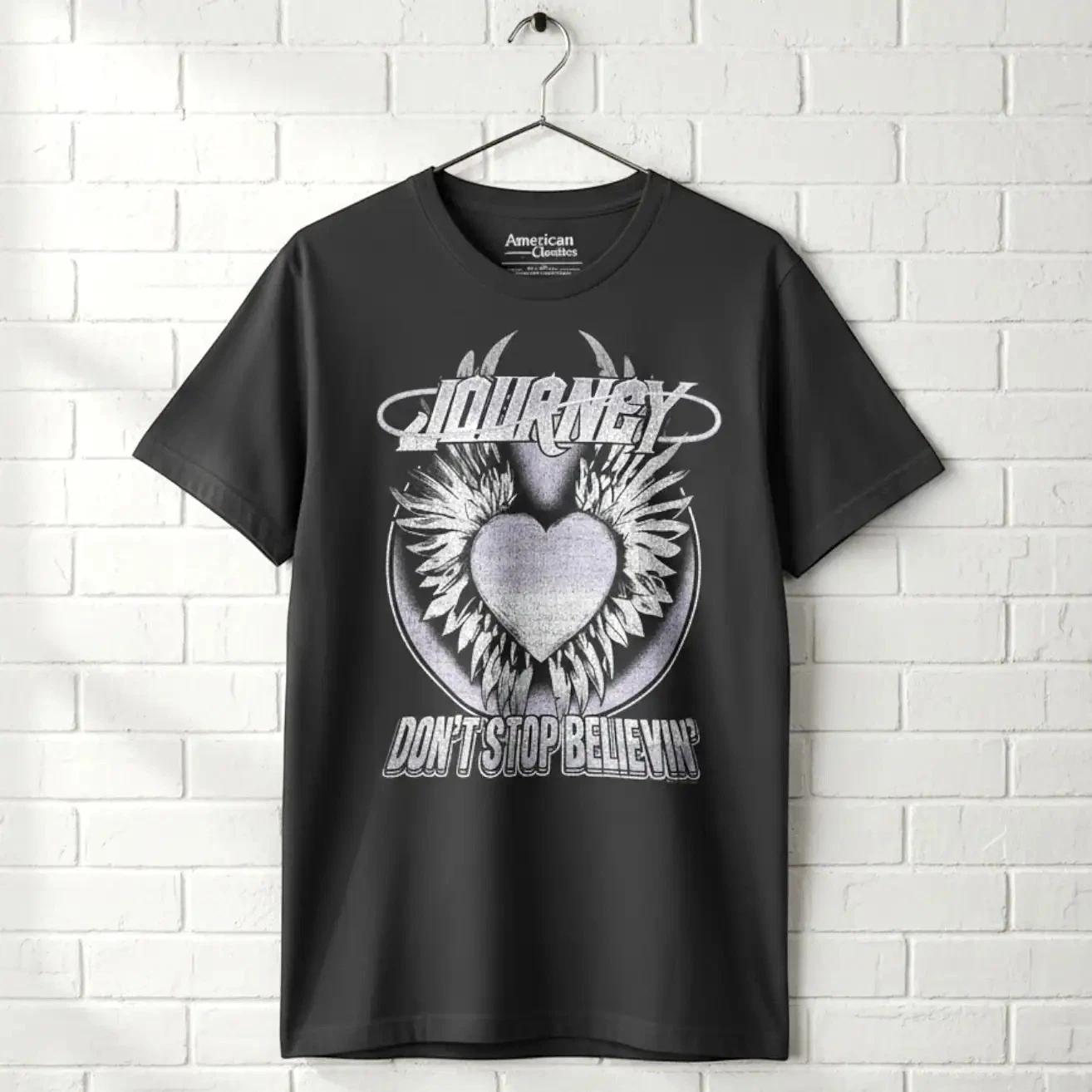 Journey Don t Stop Believin  in Love Men s T Shirt S