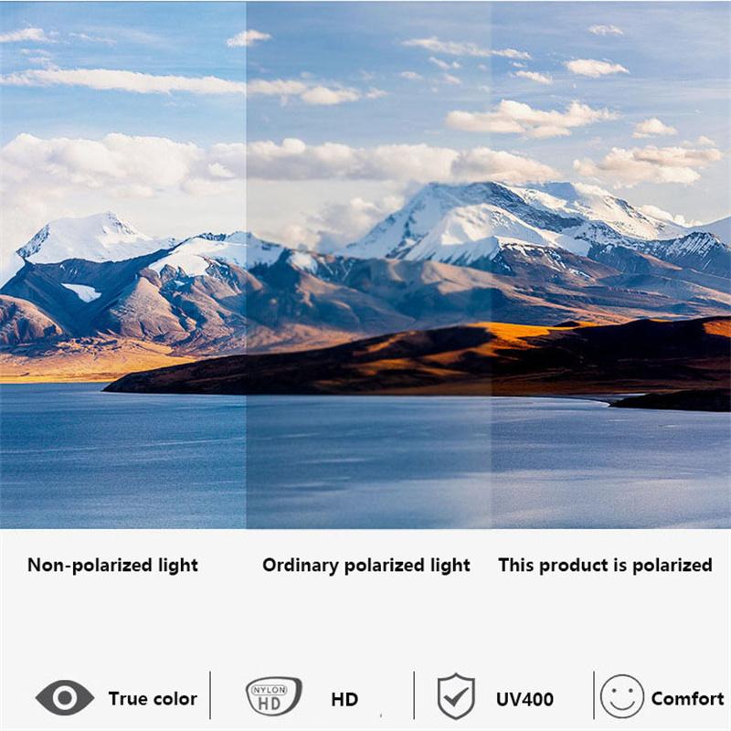 New Women's Polarized Sunglasses UV400 Color-changing Sunglasses Outdoor Cycling Sunglasses Street Style Sunglasses for Ladies TAC Lens Material
