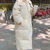 2026 Novos Casacos Puffer com Capuz de Penas de Pato Brancas para Outono e Inverno Casacos Quentes à Prova de Vento Pretos Brancos