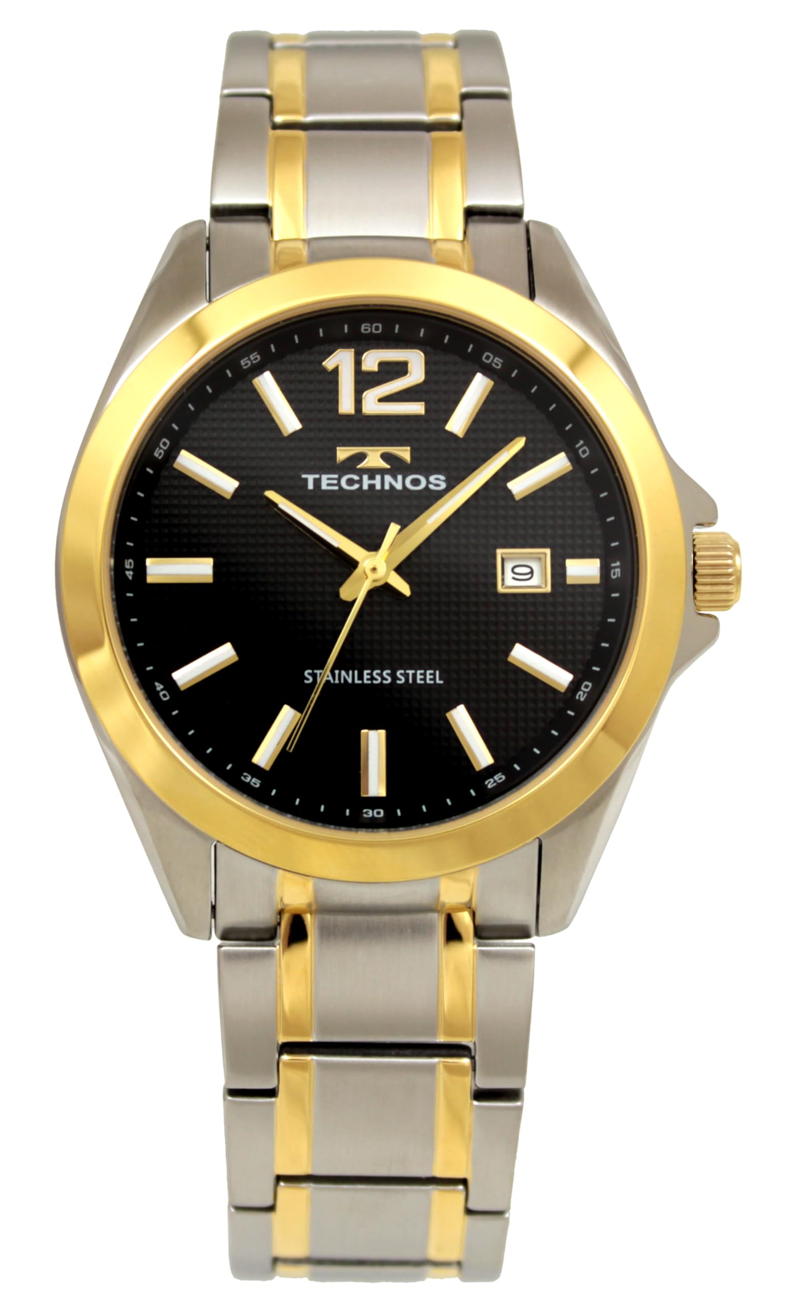 

[Technos] Date Watch T9C16TB Men s Silver