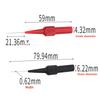 30V Diagnostic Tools Multimeter Test Lead Extention Back Piercing Needle Tip Probes Autotools Automotive Kit Machine 0.7MM