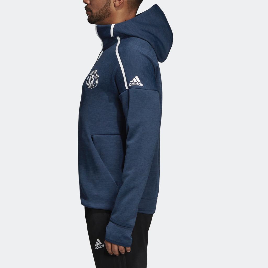Adidas Manchester United Zne Hoodie Jacke Herren Jacken Blau CY6102
