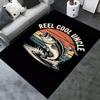 Reel Cool Uncle Fishing Life Theme Chair Mat: Office Carpet, Oversized Rug for Home Decor, Gift Suitable for Bedroom, Living Room, Various Rooms