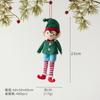 Süßer Elf-Puppe-Anhänger im Ins-Stil Weihnachtsbaum-Anhänger Weihnachtsdekorationszubehör