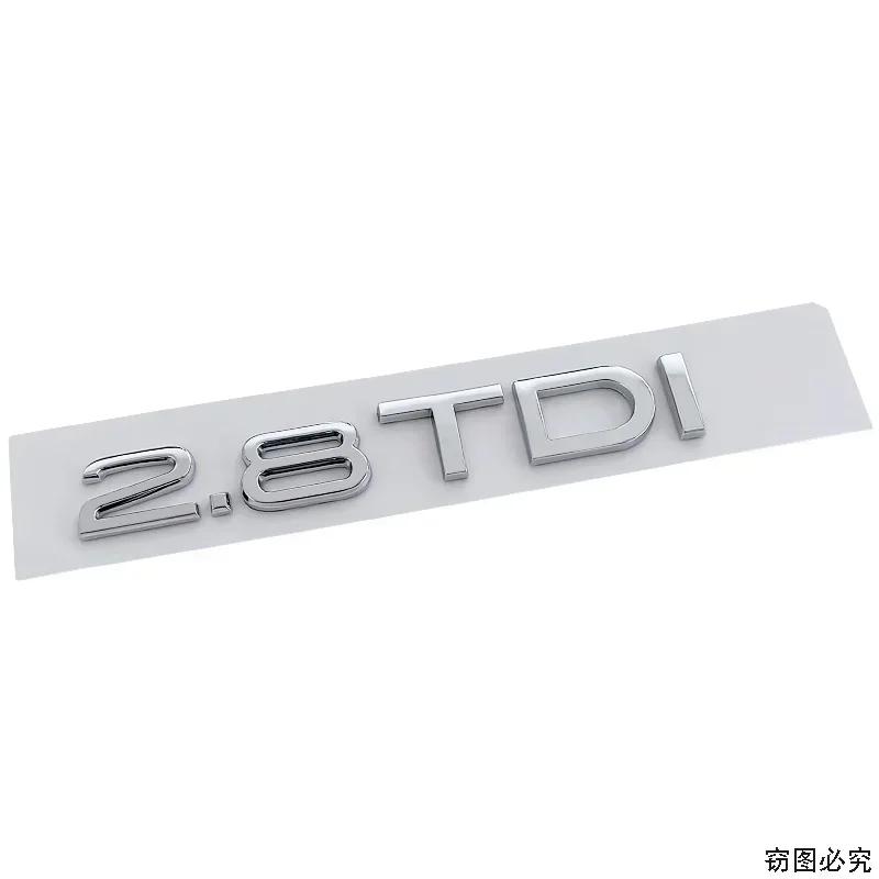 ABS Car Stickers Badge Emblem Tail Decal Styling for Q1 1.9TDI 2.8TDI 4.2TDI Letter A4 A6 A7 A8 S3 S4 S5 S6 Q3 Q5 RS4 Quattro ER3 CFA1