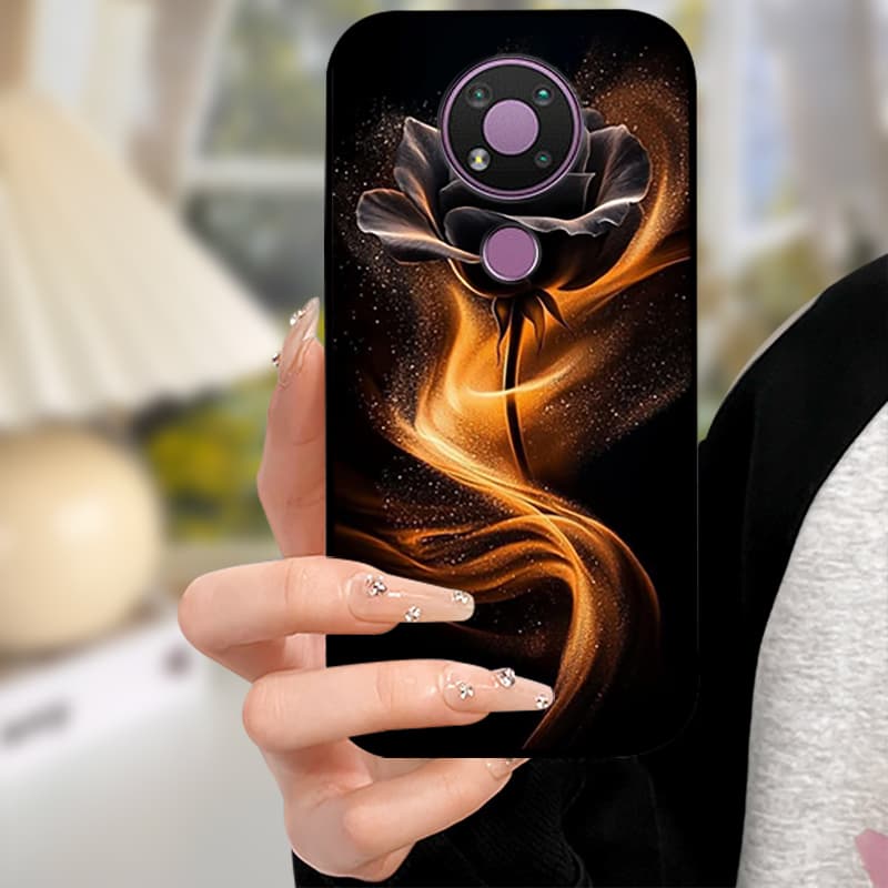 Capa For Nokia 5.4 Cases Black Silicon Soft TPU Phone Case For Nokia 5.4 5.1 7.1 Protective Camera Coque Nokia5.4 Back Shells