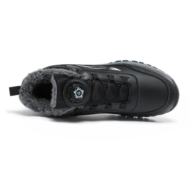Winter Men'S And Women'S Snow Boots Non-Slip Waterproof Comfortable Booties Sneakers Men'S Plush Outdoor Hiking Shoes 36-48