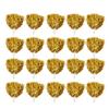 20Pcs Che Ing Squad Hand    3.3in Handle Pure Color   PET Che  Ing Pompoms for Sports Party Stage Show