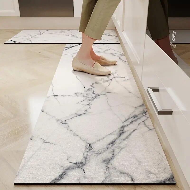 Kitchen Floor Mat Bathroom Absorbent Carpets Non-slip Anti-Fatigue Washable Bedroom Long Strip Soft Rug Home Entrance Doormat
