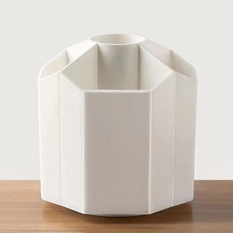 

large capacity 5-grid rotatable pen holder pen bucket storage office rotatable pen bucket table fashionable Halloween holiday