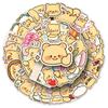 50 Cute Kawaii Butter Bear Stickers for Journals, Stationery, Water Bottles, and More