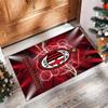 AC Milan Printed Crystal Velvet Rug Non‑Slip Crystal Velvet Carpet For Sofa Bedroom Indoor Home Decoration