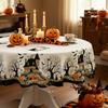 Vespri Halloweenový ubrus - Děsivý dýňový ubrus - Halloweenová pártyzyc
