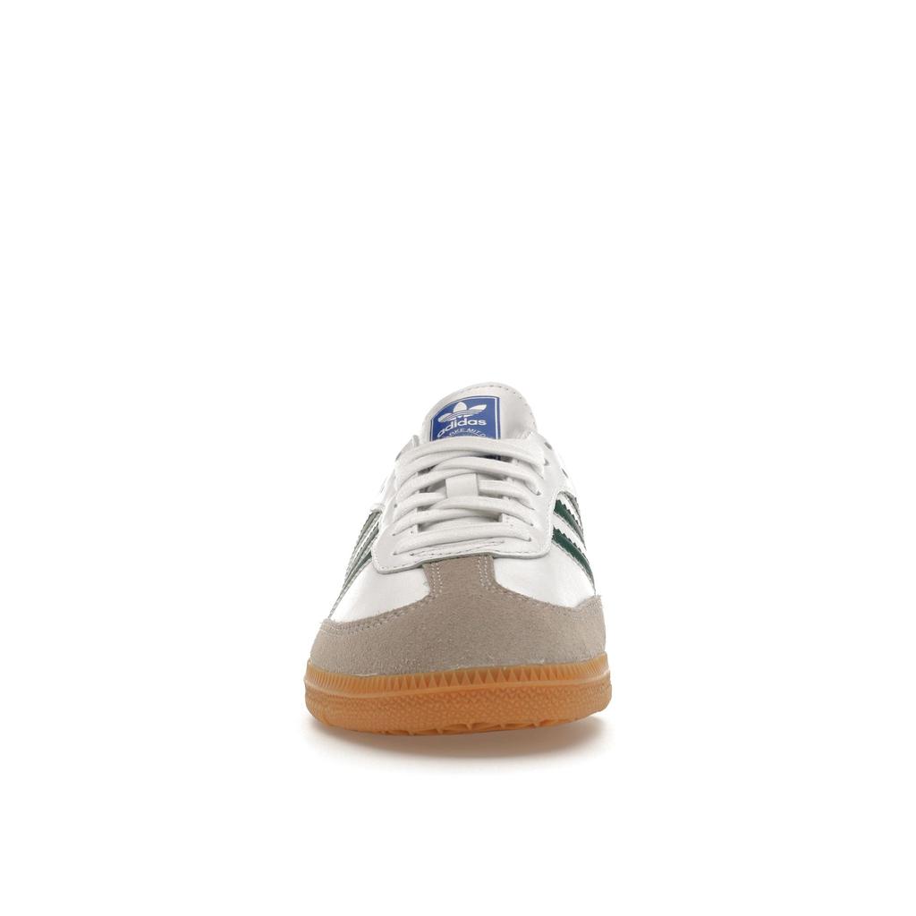 Adidas Samba OG Hvit Collegiate Grønn Gummi Unisex Sneakers Skyhvit IE3437